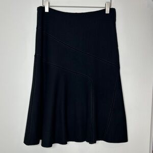 Margaret O’Leary Black 100% Merino Wool Skirt Size XS